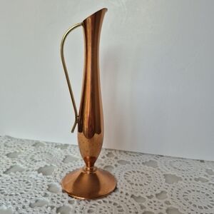 Brass Copper Vase with handle, Excellent Condition